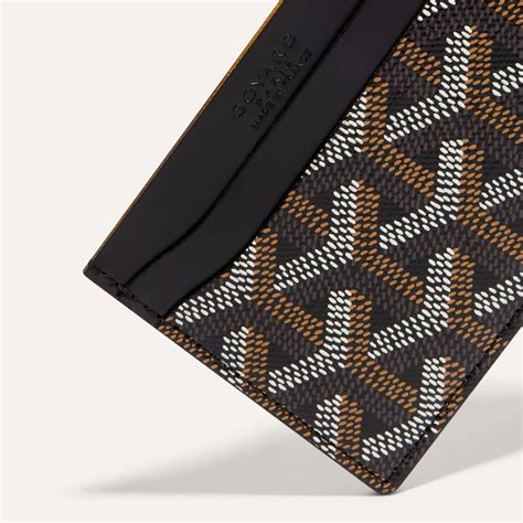 goyard saint sulpice card holder black|goyard card holder retail price.